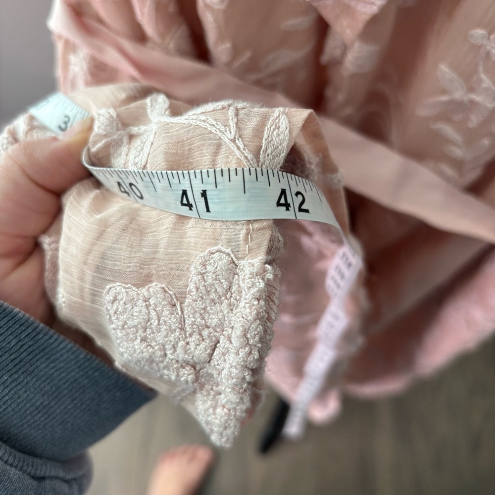 Anthropologie pink lace valentines dress size medium - Picture 9 of 9